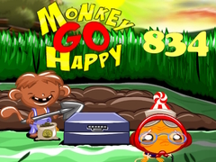 Lojë Monkey Go Happy Stage 834