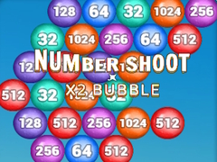 Lojë Number Shoot x 2 bubble