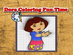 Lojë Dora Coloring Fun Time