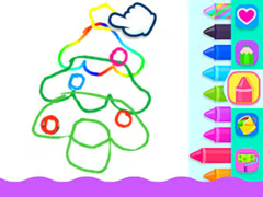 Lojë Toddler Drawing: Tree