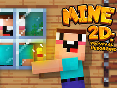Lojë Mine 2D Survival Herobrine