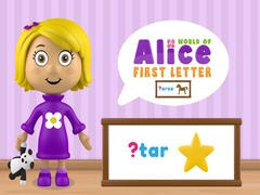 Lojë World of Alice First Letter