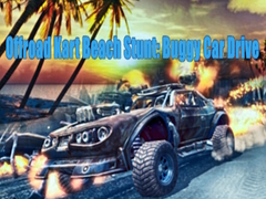 Lojë Offroad Kart Beach Stunt: Buggy Car Drive