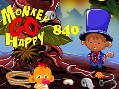 Lojë Monkey Go Happy Stage 840