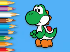 Lojë Coloring Book: Yoshi Fishing Time