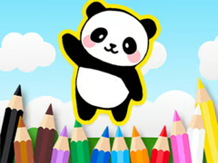 Lojë Coloring Book: Cute Panda