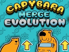 Lojë Capybara Merge Evolution