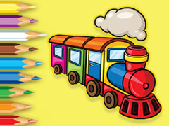 Lojë Coloring Book: Running Train
