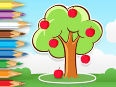Lojë Coloring Book: Apple Tree