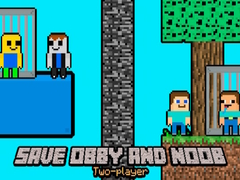 Lojë Save Obby and Noob Two-players