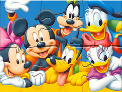 Lojë Jigsaw Puzzle: Mickey Mouse