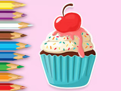Lojë Coloring Book: Apple Cupcake
