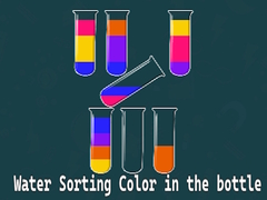 Lojë Water Sorting Color in the bottle