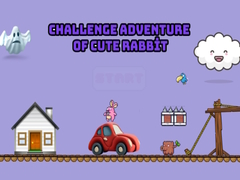 Lojë Challenge adventure of cute rabbit
