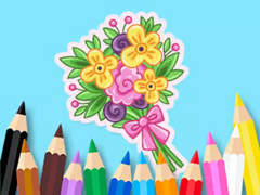 Lojë Coloring Book: Love Bouquet