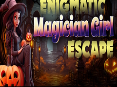 Lojë Enigmatic Magician Girl Escape