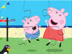 Lojë Jigsaw Puzzle: Peppa Fun Day