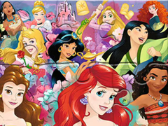 Lojë Jigsaw Puzzle: Princess Party