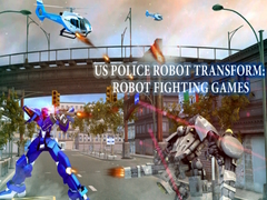Lojë US Police Robot Transform: Robot  fighting games