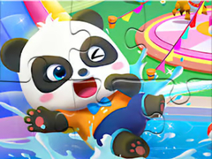 Lojë Jigsaw Puzzle: Baby Panda Water Park