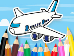 Lojë Coloring Book: Flying Airplane