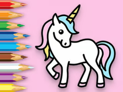 Lojë Coloring Book: Happy Unicorn