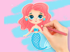 Lojë Coloring Book: Enjoying Mermaid