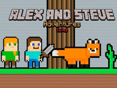 Lojë Alex and Steve Adventures Saves