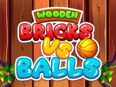 Lojë Wooden Bricks Vs Balls