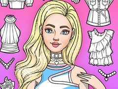 Lojë Girl Coloring Dress Up Games