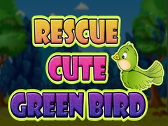 Lojë Rescue Cute Green Bird