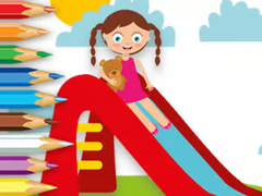 Lojë Coloring Book: Playing Slide