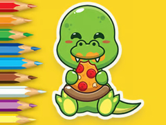 Lojë Coloring Book: Hungry Dinosaurs