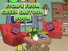 Lojë Escape from Green Cartoon Room