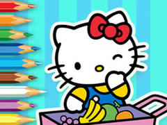 Lojë Coloring Book: Hello Kitty Market