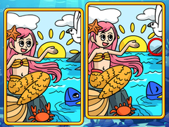 Lojë Mermaids Spot The Differences
