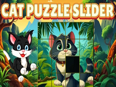 Lojë Cat Puzzle Slide