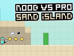 Lojë Noob vs Pro Sand island