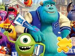 Lojë Jigsaw Puzzle: Monsters University