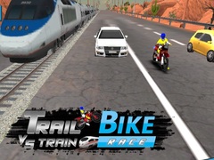 Lojë Trail Bike vs Train Race