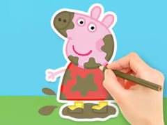 Lojë Coloring Book: Peppa In The Mud