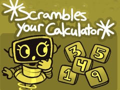 Lojë Scrambles Your Calculator