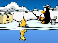 Lojë Club Penguin: Ice Fishing
