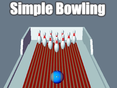 Lojë Simple Bowling