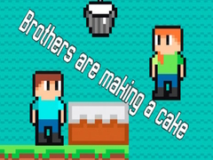 Lojë Brothers are making a cake