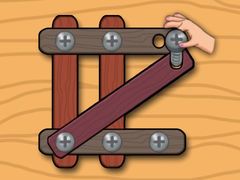 Lojë Wood Nuts Master: Screw Puzzle