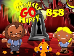 Lojë Monkey Go Happy Stage 858