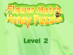 Lojë Flower Match Honey Puzzle