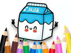 Lojë Coloring Book: Milk