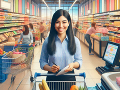 Lojë Supermarket Simulator